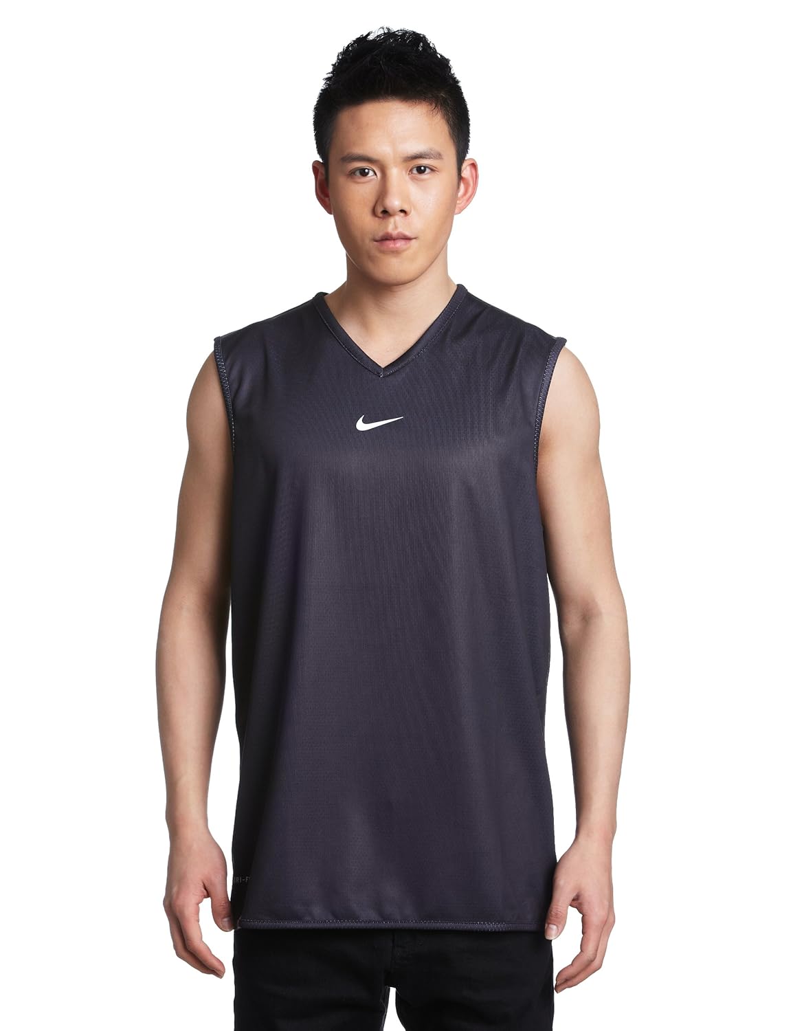 nike 耐克 篮球针织背心 476793-010 黑色 2xl